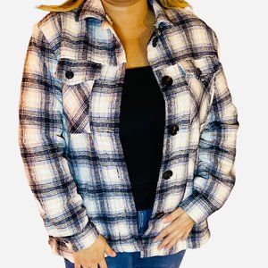 Blue & Khaki Plaid Jacket